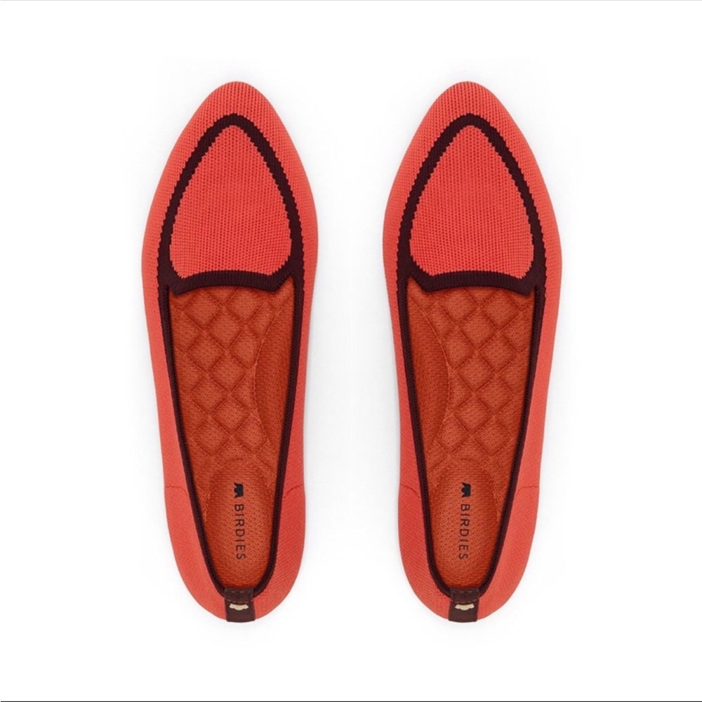 Birdies Vibrant Red and Plum Flats